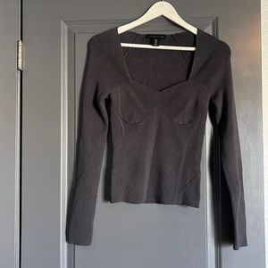 House of Harlow Ribbed Top